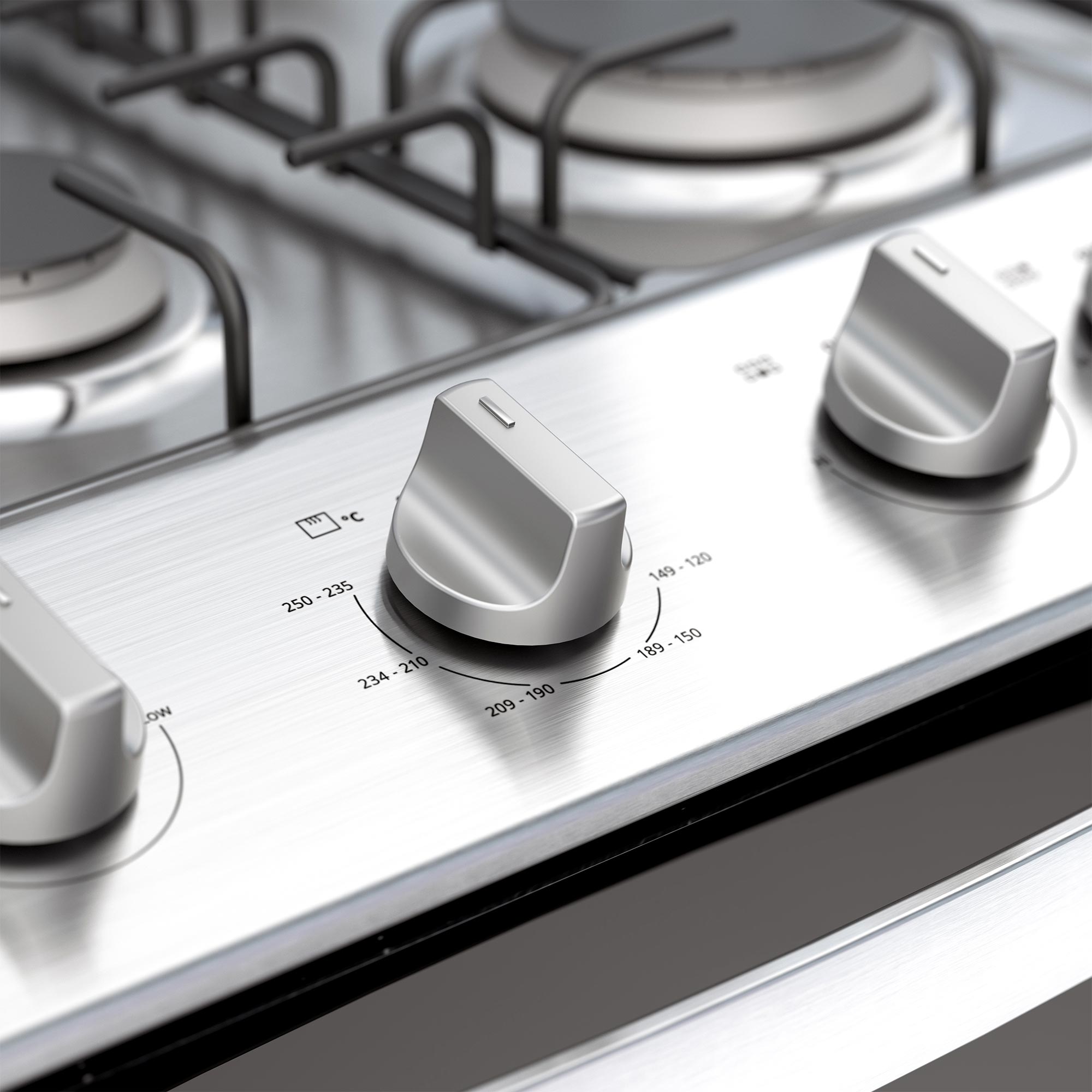 Cocina al piso acero inoxidable 30” Whirlpool