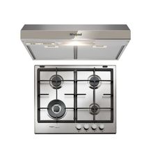 Combo Cocina Encimera de Gas 24" y Campana De Pared 60 cm